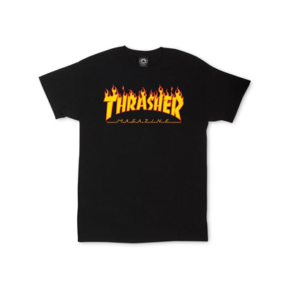 Thrasher Black Logo T-Shirt