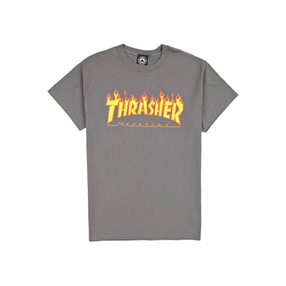 Thrasher Grey Logo T-Shirt